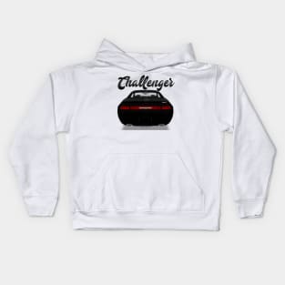 Challenger Srt-8 Black Back Kids Hoodie